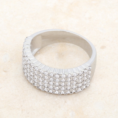 Gwen 1ct CZ Wide Ring