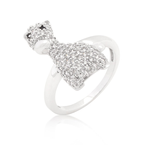 JGI  Cubic Zirconia Giraffe Ring In Multicolor