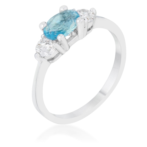 Bague classique en zircon