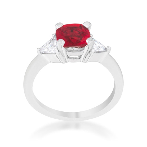 Shonda 1.8ct CZ Cushion Classic Statement Ring