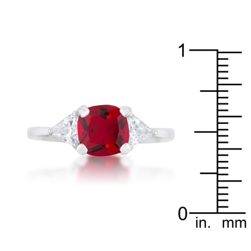 Shonda 1.8ct CZ Cushion Classic Statement Ring