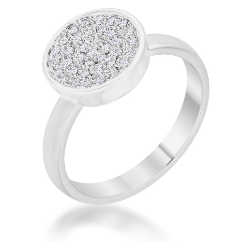 JGI  0.2Ct Cz Pave Circle Ring In Multicolor