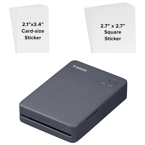 Imprimante photo compacte SELPHY QX20 de Canon - Gris foncé