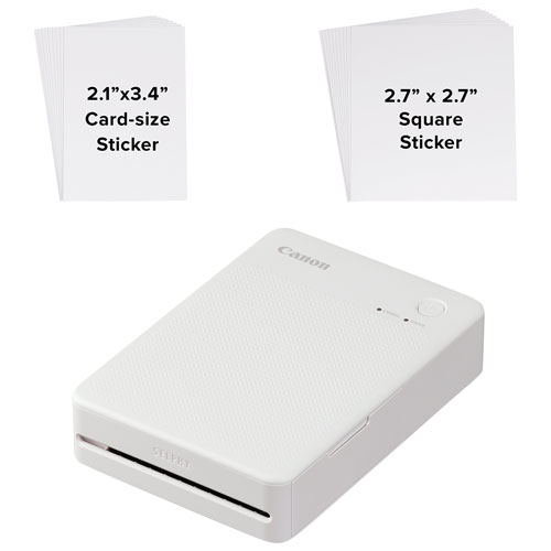 Imprimante photo compacte SELPHY QX20 de Canon - Blanc