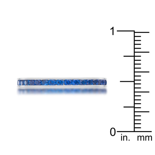 Teresa 0.5ct CZ Stainless Steel Eternity Band