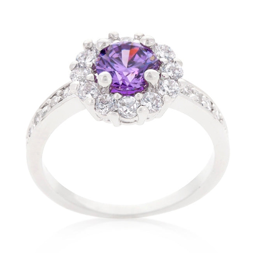Birthstone Engagement Ring in