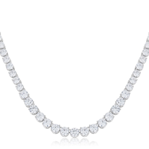 Graduated Cubic Zirconia Necklace for women