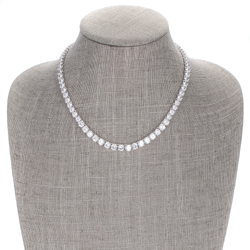 Graduated Cubic Zirconia Necklace for women