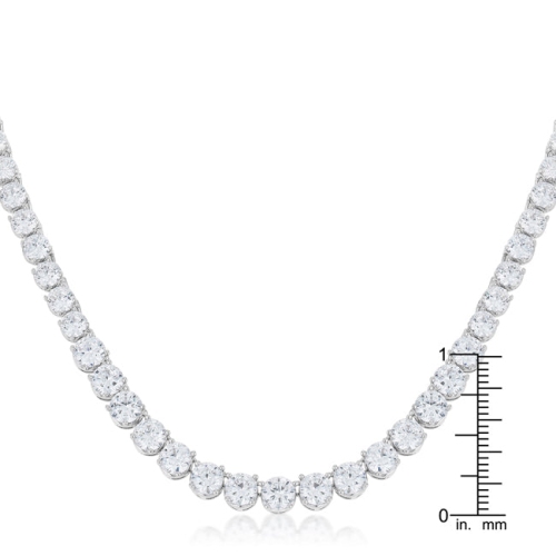 Graduated Cubic Zirconia Necklace for women