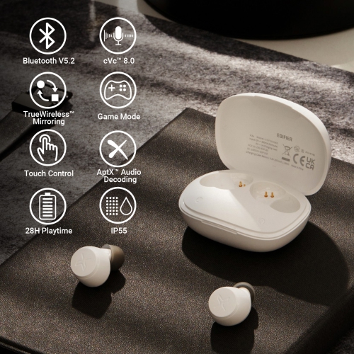 Edifier X3s True Wireless Stereo Earbuds, IP55 Bluetooth Headphones for Sports