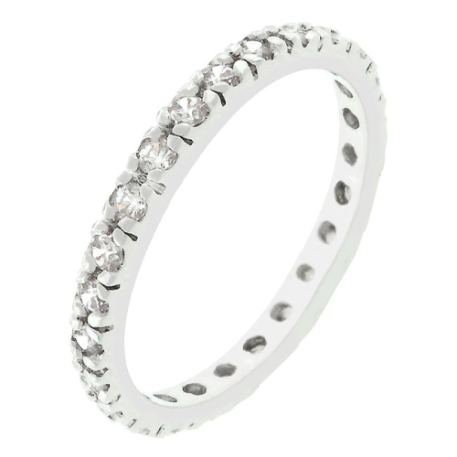 JGI  Cubic Zirconia Eternity Ring In Multicolor