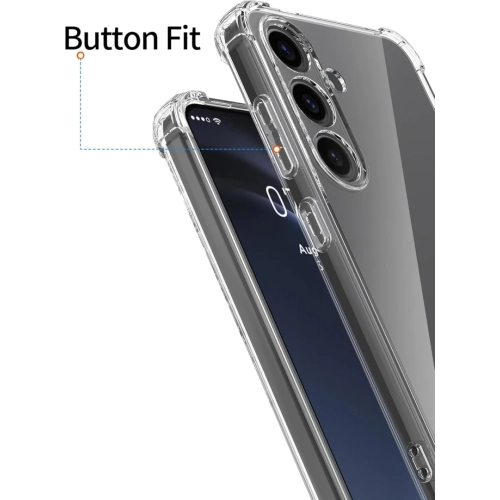 Étui pour Galaxy S24 FE 5G de Samsung - antichoc en TPUR souple transparent avec protection souple pour sac à gaz, protecteur antichoc mince