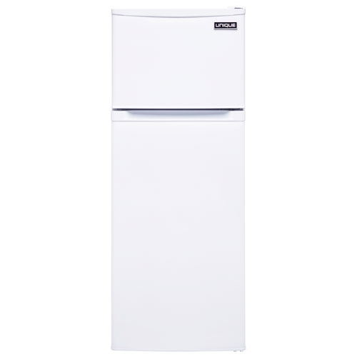 UNIQUE APPLIANCES Unique 20" 6 Cu. Ft. Solar-Powered Direct Current Top Freezer Refrigerator (Ugp-170L W) - White