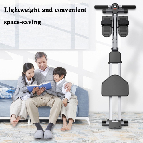 TOPTENG Folding Mute Single Bar Rowing Machine Rower Exercise for Home Cardio Workouts