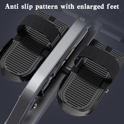 TOPTENG Folding Mute Single Bar Rowing Machine Rower Exercise for Home Cardio Workouts