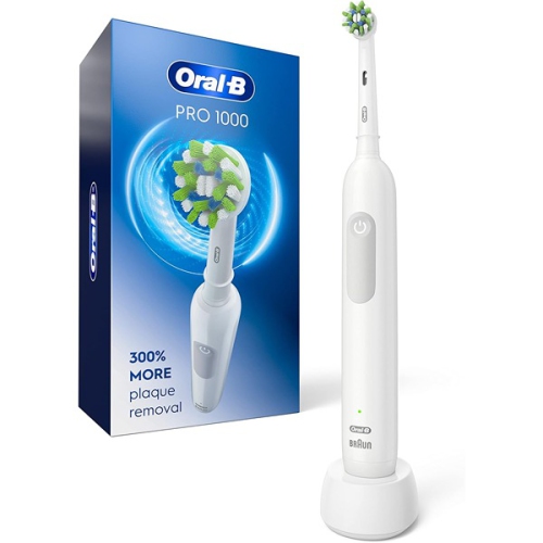 Brosse à dents électrique rechargeable Pro 1000 d'Oral-B, blanc