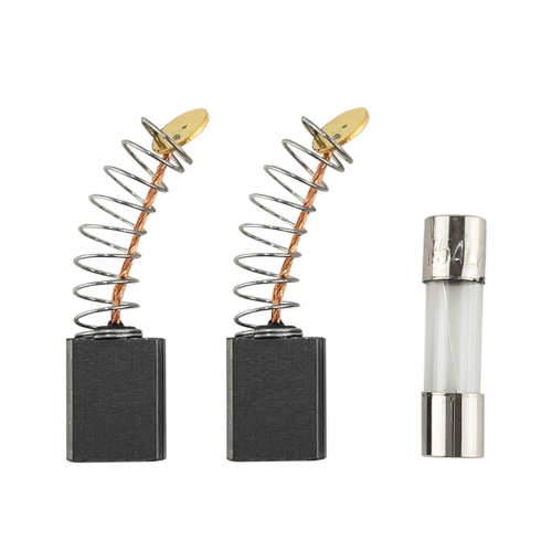 Gorillarock replacement brushes for grain mills | motor brush set | 2 pcs + 1 fuse | 110v
