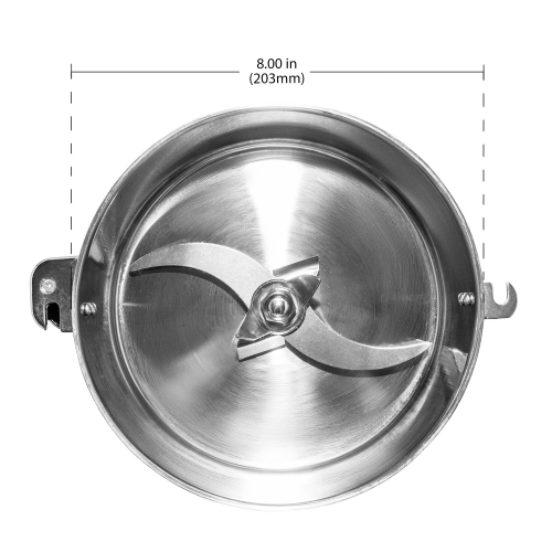 Moulin à grains électrique commercial de AP-S1000D | 1000 g | Moulin à grains à tourbillon | Acier inoxydable | 110 V