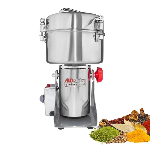 Broyeur d'aliments électrique à pivotement A-S2500 - Broyeur haute vitesse en acier inoxydable | 2500 gr | 110&nbsp;V