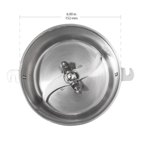 A-S2500 Swing Type Electric Food Grinder - Stainless Steel High Speed Grinder | 2500 gr | 110V