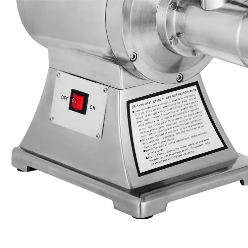 GR-PD22 Meat Grinder Commercial | Electric Minced Meat Maker | Stainless Steel Meat Chopper | 110V
