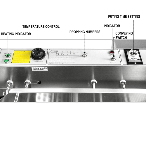 AP-01 Donut Machine Commercial | Automatic Doughnut Maker | 3 Nozzles Set | Stainless Steel | 110V