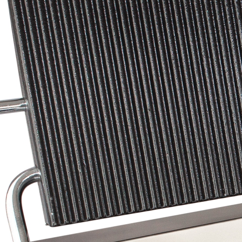 AP-692 Double Panini Press | Sandwich Maker Machine | Cast-Iron Ribbed Plates | Adjustable Control | Nonstick | 110V