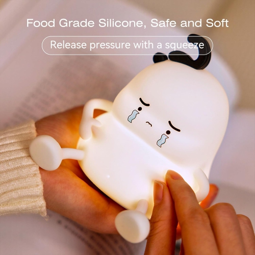 Chubby Night Light for Kids,3 Level Dimmable Night Light Touch Night Light for Nursery Silicone Night Light Touch Bedside Lamp Portable Night Light