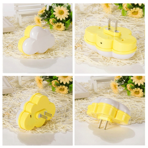 4Pack Sensor LED Night Light Plug in Lamp Cloud Night Light Mini Pretty Night Lights for Adults Kids NightLight