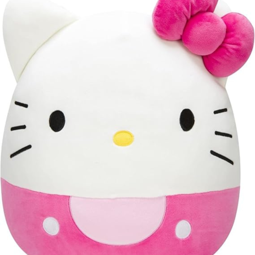 MEHIAZ  Hello Kitty Bow & Shorts 14-Inch - Sanrio Ultrasoft Stuffed Animal Large Plush Toy, Official Kellytoy In Pink