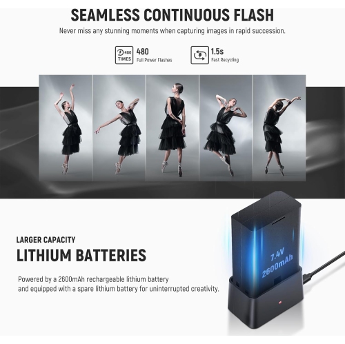 Open Box - NEEWER Z760-C TTL Flash Speedlite Compatible with Canon DSLR Cameras, 76Ws Speedlight GN60 2.4G 1/8000s HSS Speedlight