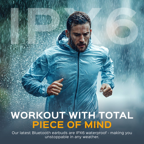 TREBLAB X9 Pro - Hybrid Active Noise Cancelling Earbuds, High-Precision Sound, 6 AI Mics for Calls, IPX6 Waterproof, 50H Playtime, Comfortable for