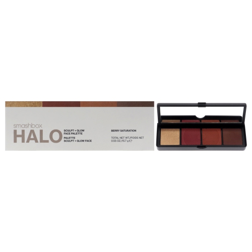 SMASHBOX  Halo Sculpt Plus Glow Face Palette - Berry Saturation By for Women - 0.55 OZ Makeup