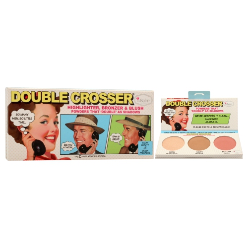Double Crosser Face Palette by the Balm for Women - 0.29 oz Makeup