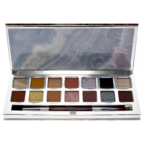 Eyeshadow Palette - Cool Neutrals by SIGMA for Women - 0.56 oz Eye Shadow