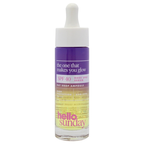 The One That Makes You Glow Dark Spot Serum SPF 40 by Hello Sunday for Unisex - 1.1 oz Serum