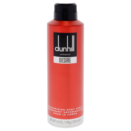 Desire Red London par Alfred Dunhill pour hommes - vaporisateur désodorisant pour le corps 6&nbsp;oz