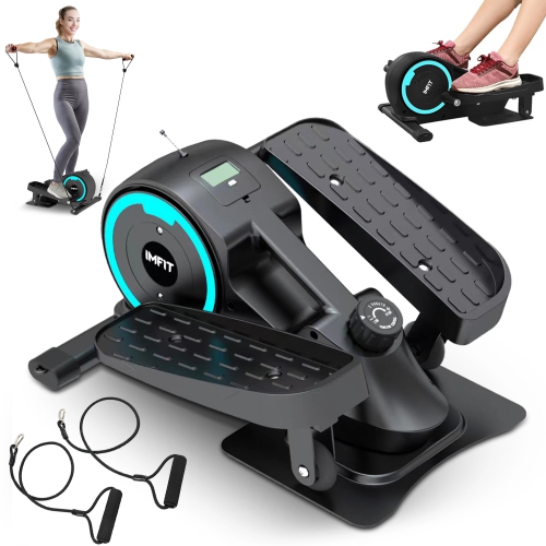 IMFIT Elliptical Trainer for Home Use | 350lb Weight Capacity | Ultra-Quiet(20dB) | 8 Resistance Levels | Portable & Lightweight | Fully Assembled |