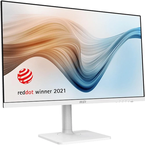 MSI Modern 27" 1080p HD IPS Monitor (MD271) - Flicker-Free/Blue Light - 75Hz - White by MSI - Open Box condition - Image 2