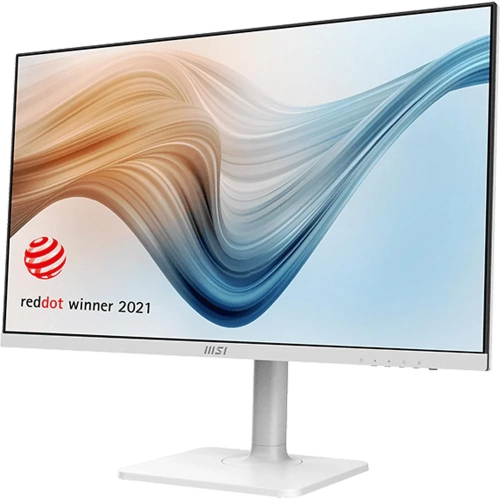MSI Modern 27" 1080p HD IPS Monitor (MD271) - Flicker-Free/Blue Light - 75Hz - White by MSI - Open Box condition - Image 3