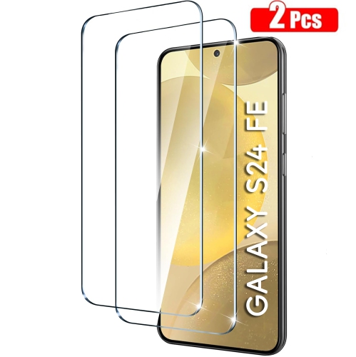 XCRS Tempered Glass, with Accurate Touch, Screen Protector for Samsung Galaxy S24 FE [Pack of 2]