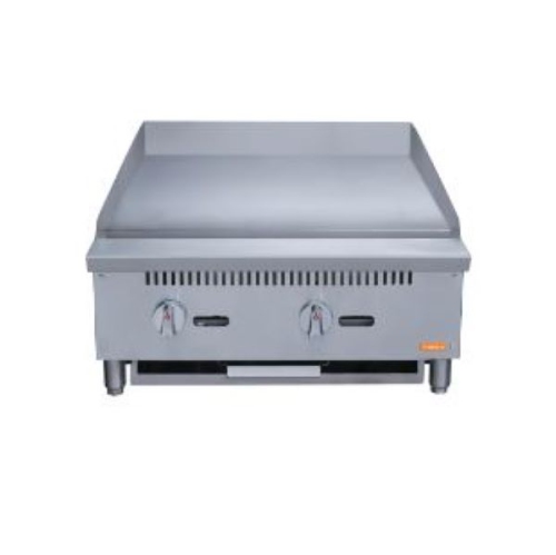 BRIKA BMG-24 Commercial 24" Manual Griddle - Natural Gas/Propane LPG Conversion Kit Included