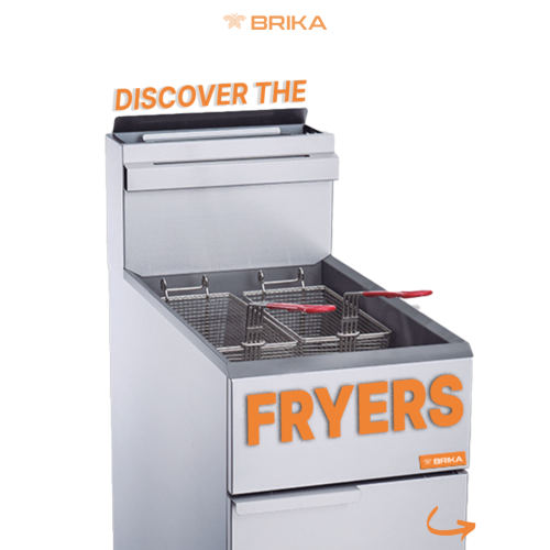 BRIKA BFR-70-GPL friteuse commerciale propane GPL capacité d'huile 70 lb 150 000 BTU