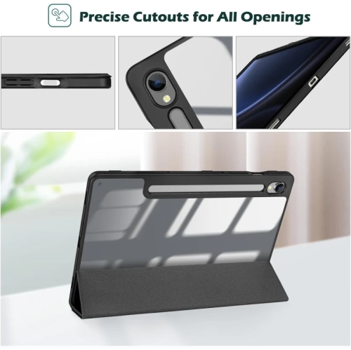 Slim Stand Case for Galaxy Tab S9 FE 5G 10.9" / Tab S9 11" / Tab S10 (2024) - Hard Back Shell Protective Smart Cover, Compatible with