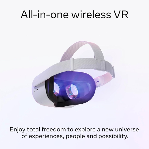 Meta Quest 2 256GB VR Headset with Touch Controllers by META - Refurbished condition - Image 2