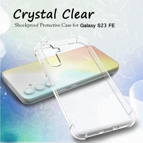 [CS] Ultra Thin Soft TPU Bumper Case Back Cove for Samsung Galaxy S24 FE, Clear