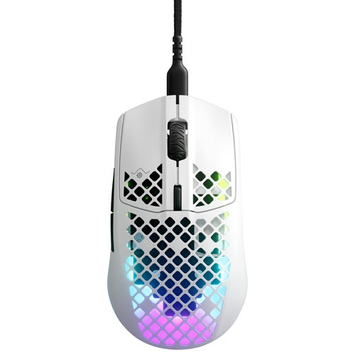 Boîte ouverte - Souris de jeu optique 8500&nbsp;ppp Aerox 3 2022 Edition de SteelSeries - neige