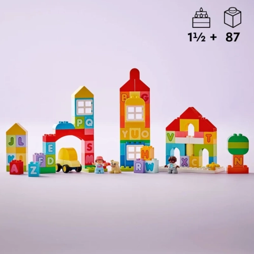 LEGO DUPLO Classic Alphabet Town 10935 - jouet éducatif pour tout-petits de 18 mois et plus, apprenez les couleurs, les lettres et les formes avec de