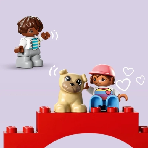 LEGO DUPLO Classic Alphabet Town 10935 - jouet éducatif pour tout-petits de 18 mois et plus, apprenez les couleurs, les lettres et les formes avec de