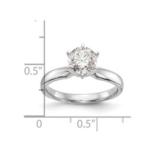 1.00 Carat IGI Certified Lab-Grown Diamond Engagement Ring in Platinum